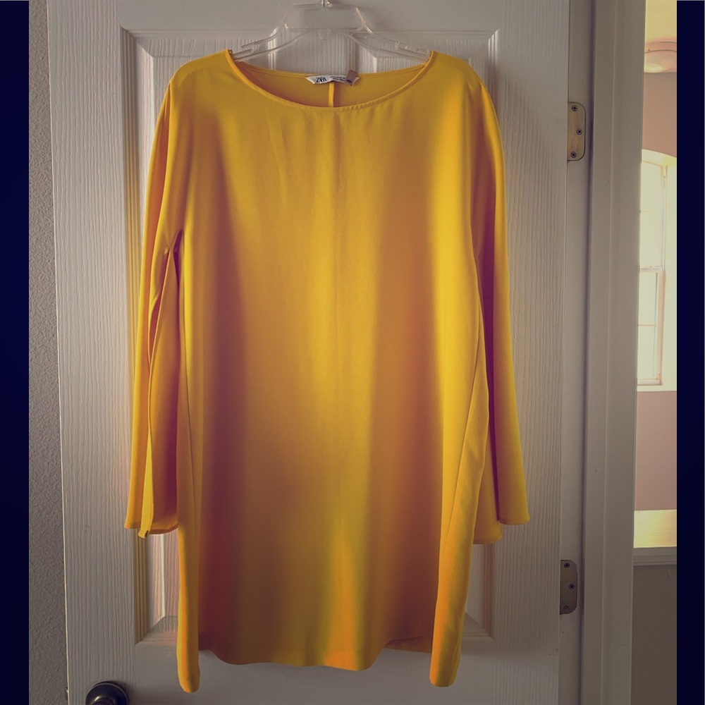 Zara Canary Yellow Mini Dress